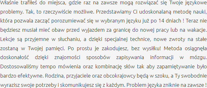 Prosta Nauka Języka Artykuł Językowy