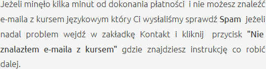 Odbiór Zakupionego Kursu Szkolenia Językowe Opole
